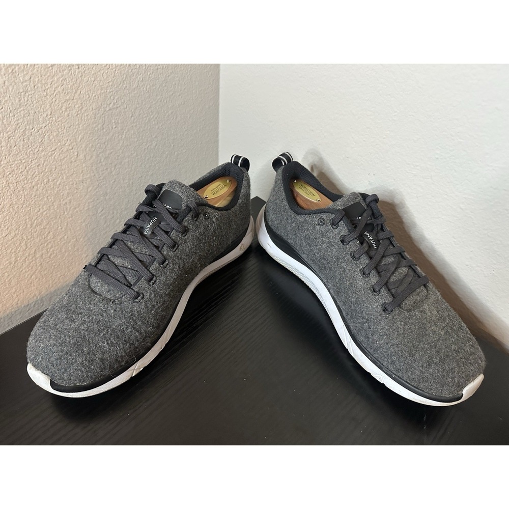 Size 9.5 - Hoka One One Hupana Women's Gray Wool Sneakers Shoes Sneakers - Picture 4 of 9